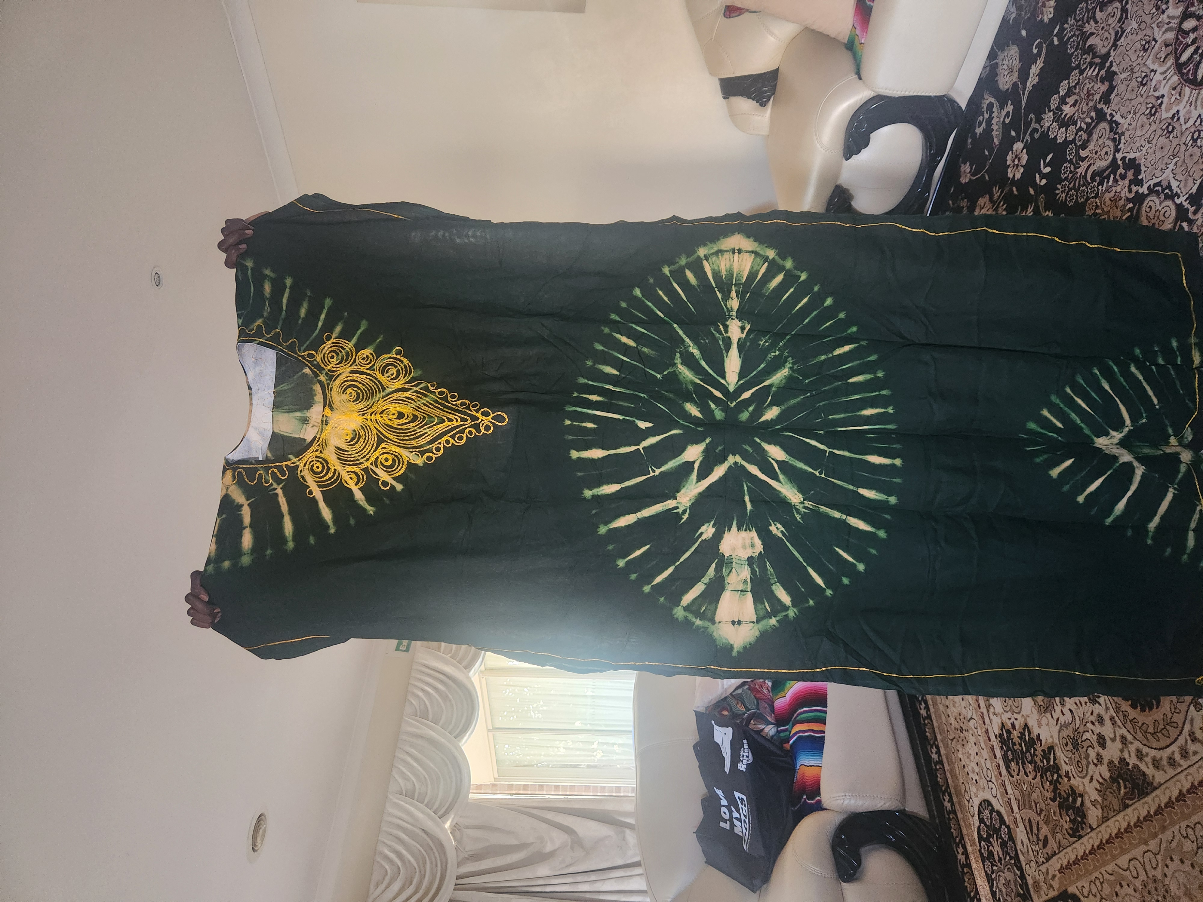 One Size African Cotton Dress - Adult